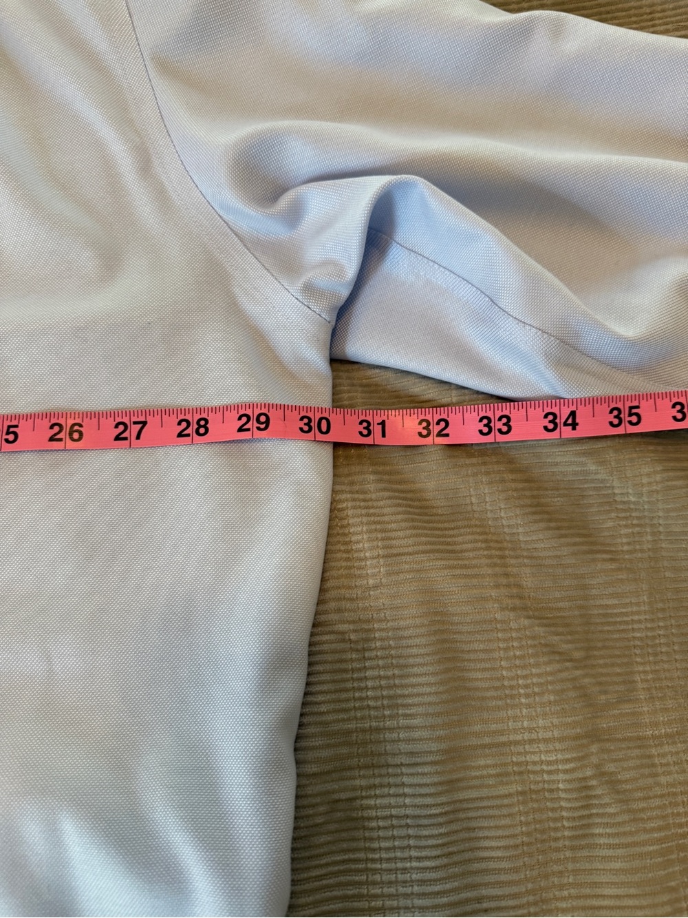 Pronto Uomo Non-Iron Classic Fit Dress Shirt – 19 / 36-37 Tall – Light Blue - Picture 8 of 10
